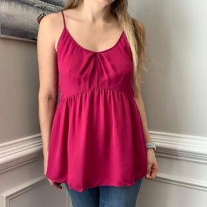 ALICE + OLIVIA 100% silk tank sz S